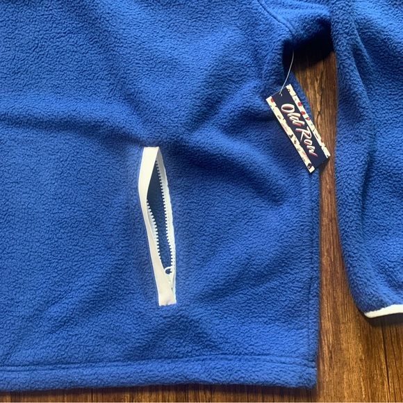 Old Row Quarter Zip Fleece Pullover Sweatshirt Royal Blue Men’s XL NWT - Picture 6 of 10